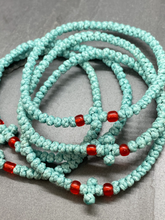 Load image into Gallery viewer, Religious Bracelet Hand Made of Waxed Wool Cord Koboskini with Beads KBS1