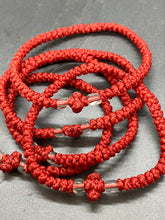 Load image into Gallery viewer, Religious Bracelet Hand Made of Waxed Wool Cord Koboskini with Beads KBS1