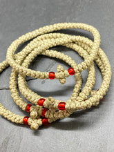 Load image into Gallery viewer, Religious Bracelet Hand Made of Waxed Wool Cord Koboskini with Beads KBS1