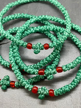 Load image into Gallery viewer, Religious Bracelet Hand Made of Waxed Wool Cord Koboskini with Beads KBS1