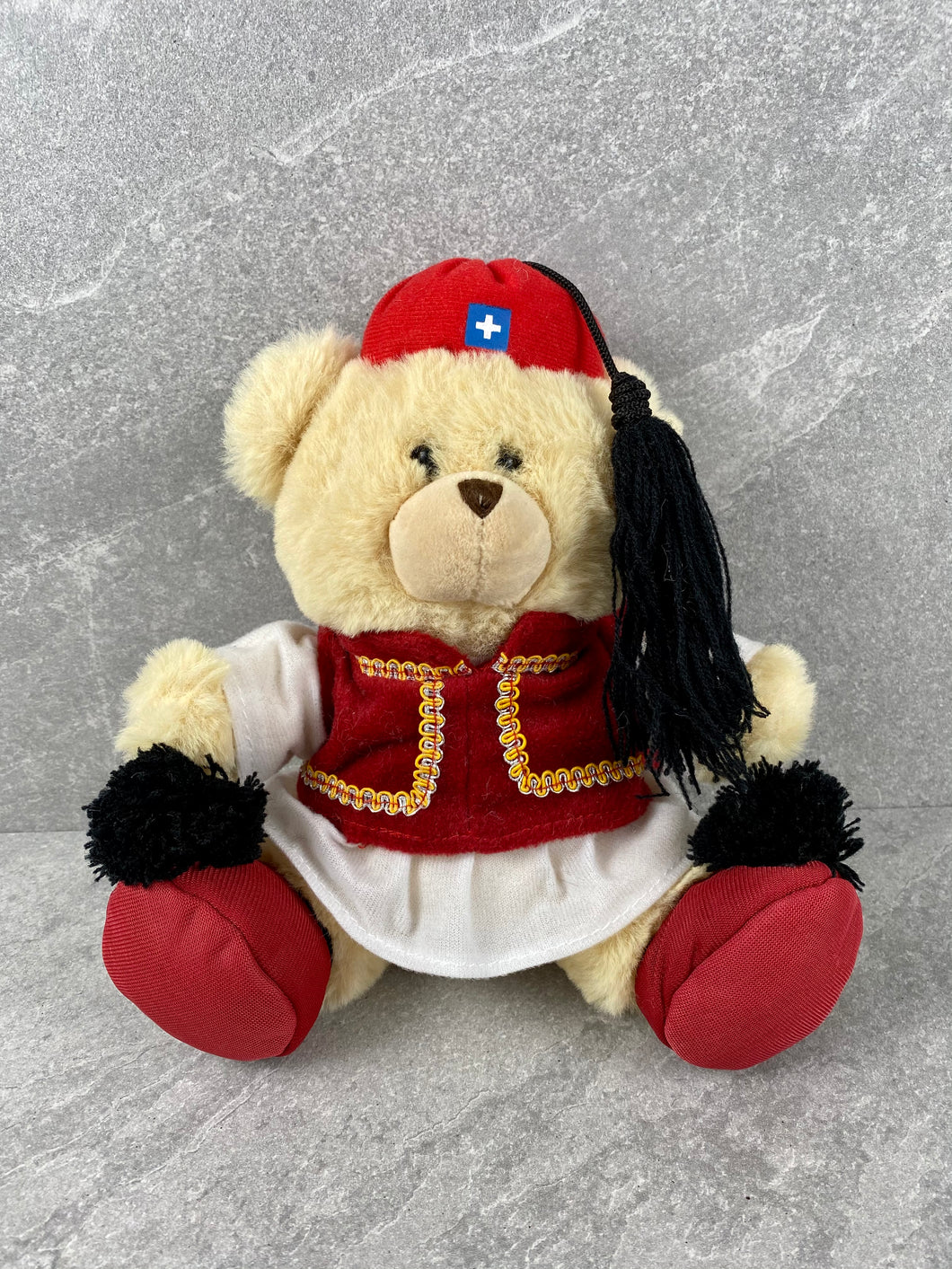 Presidential Evzones Teddy Bear in Red EV2