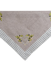 Load image into Gallery viewer, Linen Table Accessories with Embroidery Olive Branch and Heart OBC1
