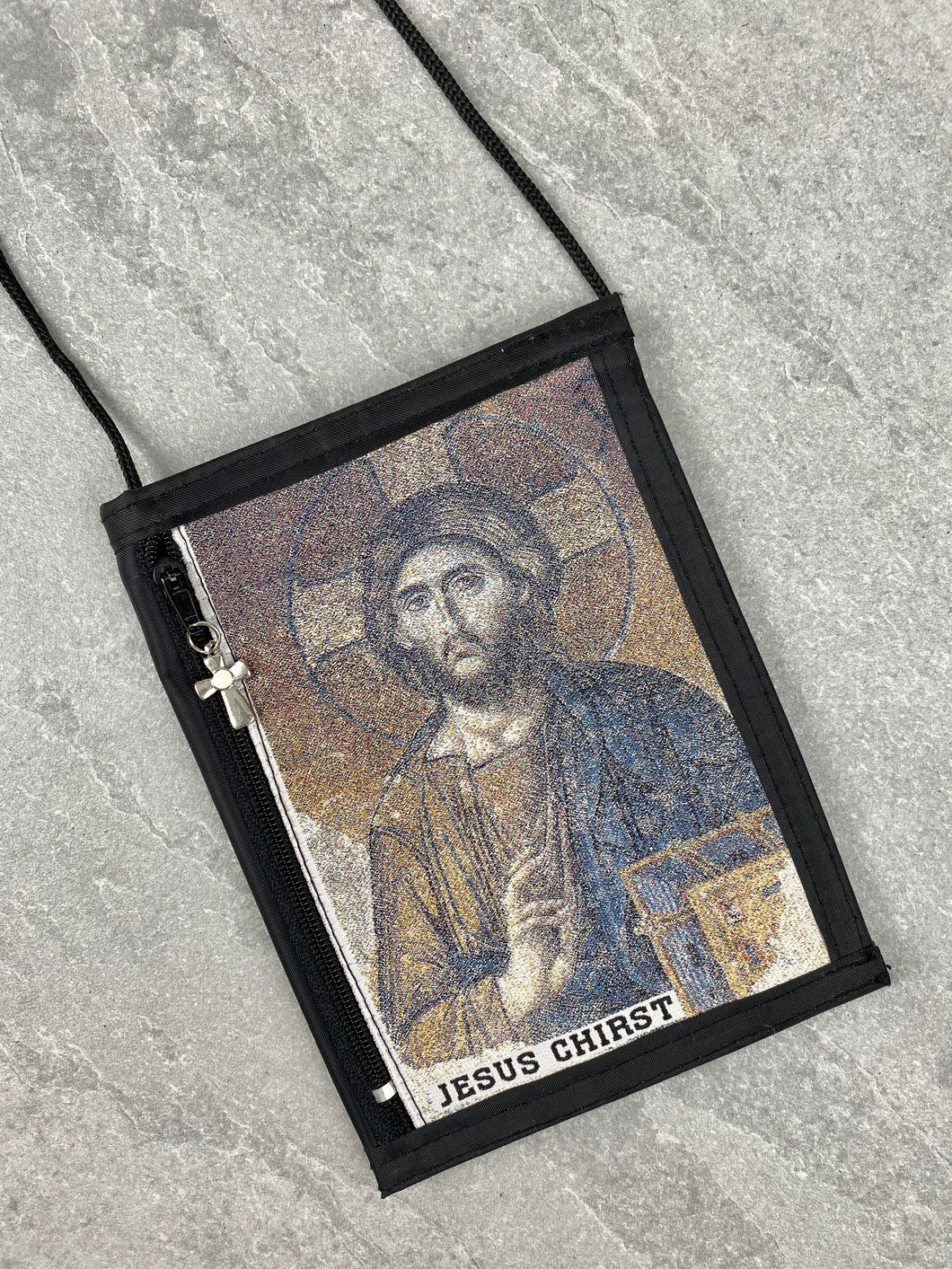 Jesus Print Crossover Wallet RBA1
