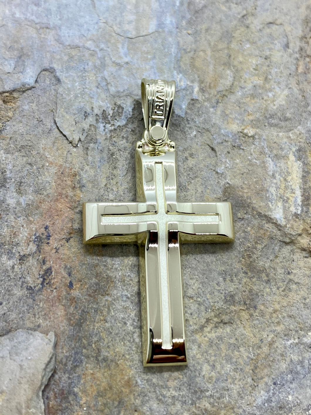 Triantos 14k Yellow Gold Cross 39