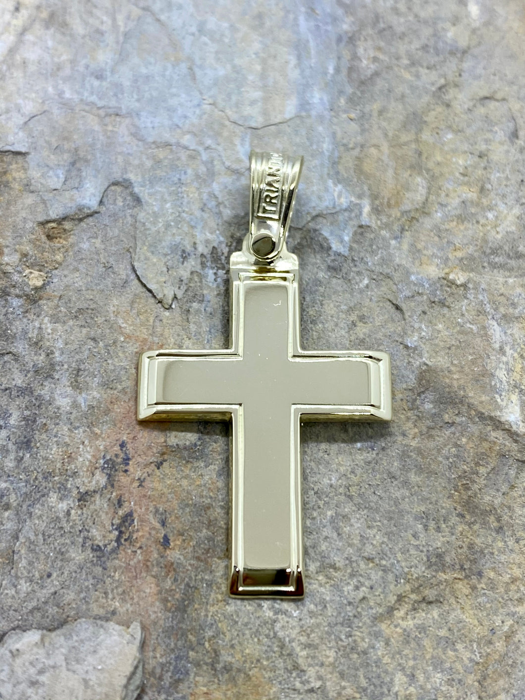 Triantos 14k Yellow Gold Cross 42