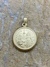 Load image into Gallery viewer, 14k Gold Pendant Konstantinata Double Sided GK3
