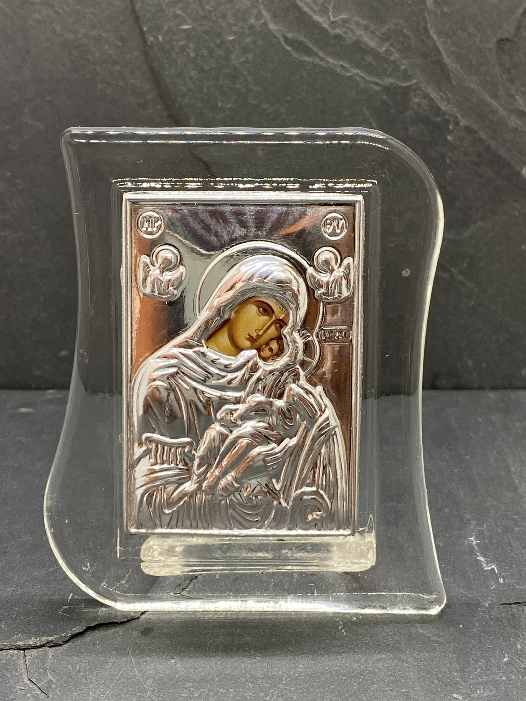 Holy Icon on Clear Glass GI8
