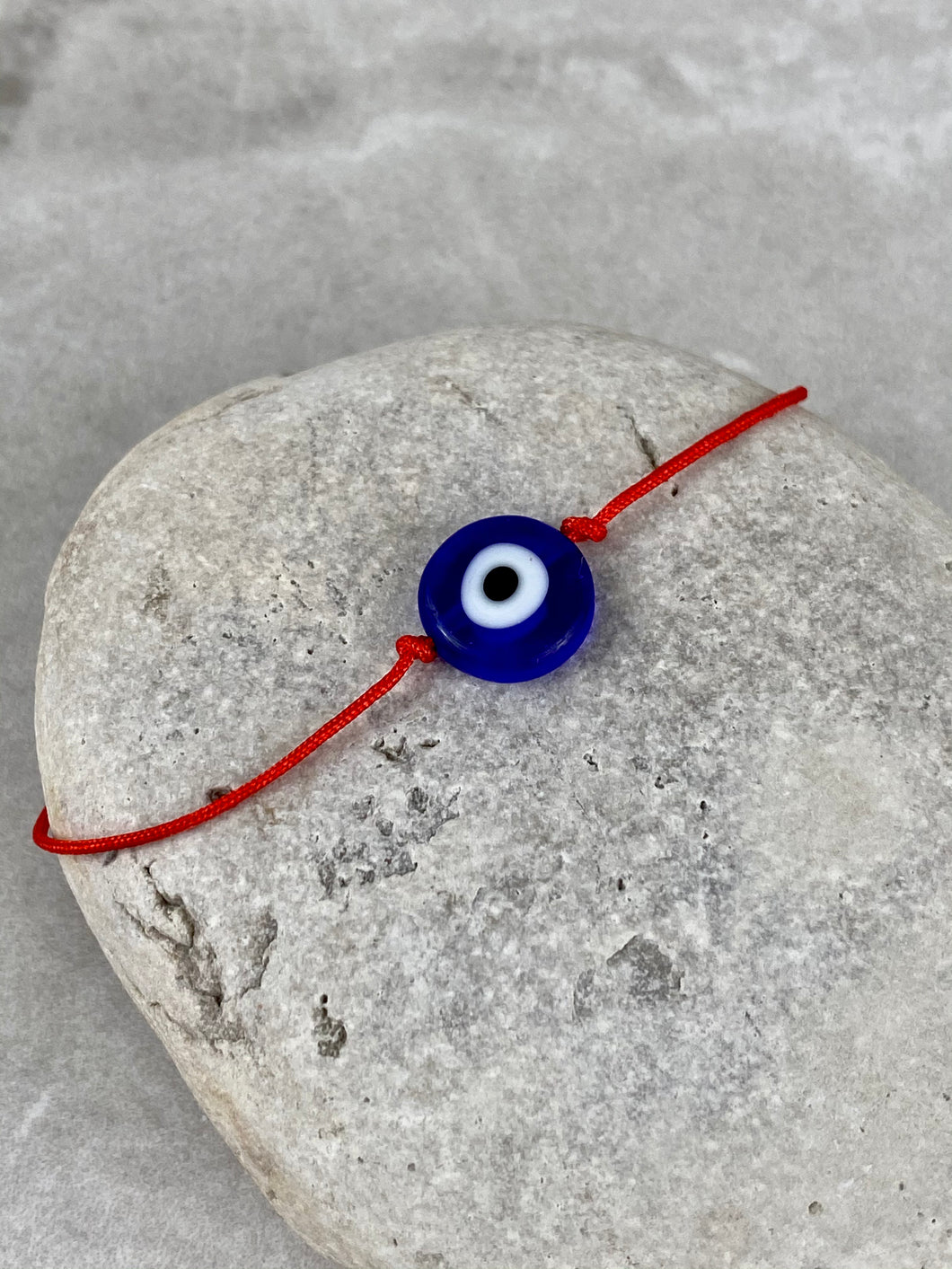 Simple Red with Blue Evil Eye EE9