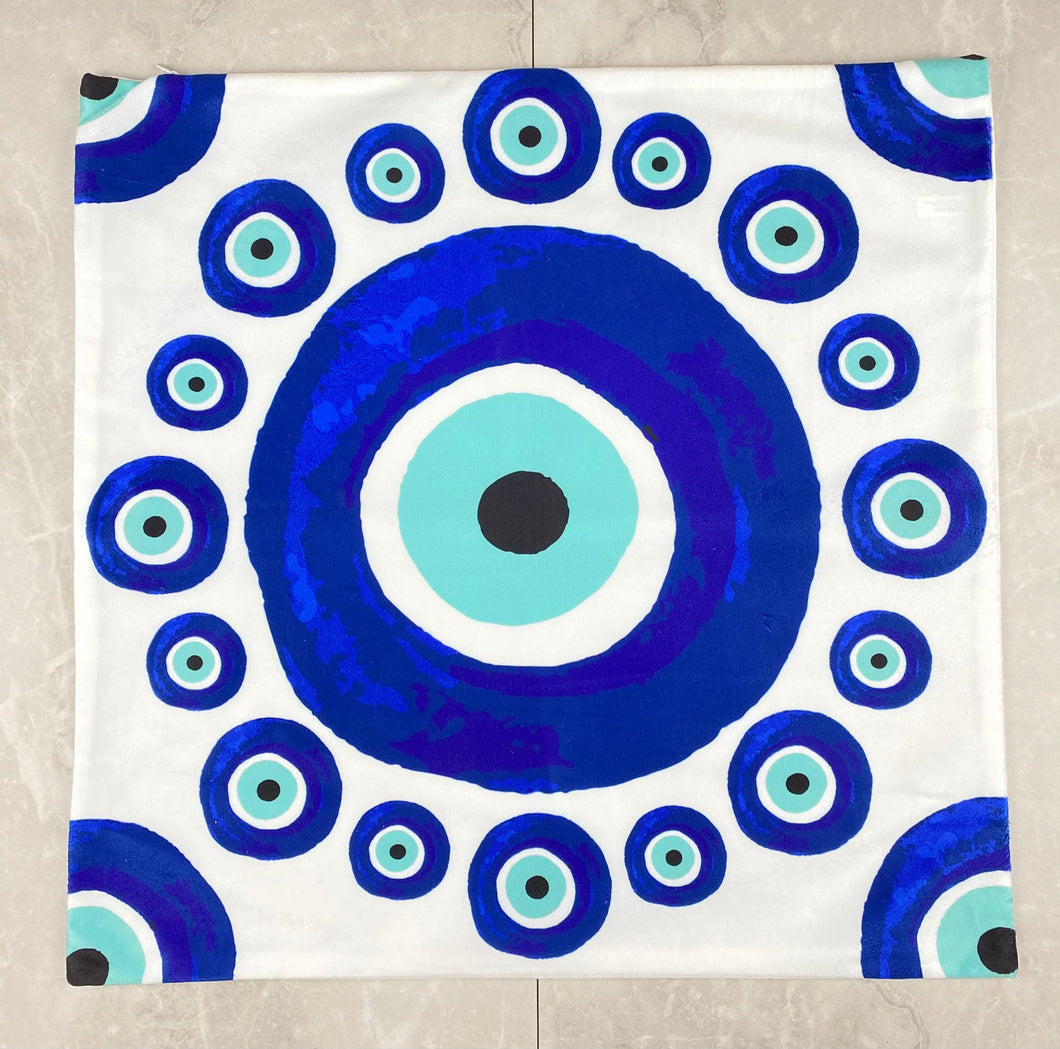 Fabric Pillow Case with Evil Eye Print MP9
