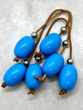 Load image into Gallery viewer, Blue Beads with Sued Begleri B5
