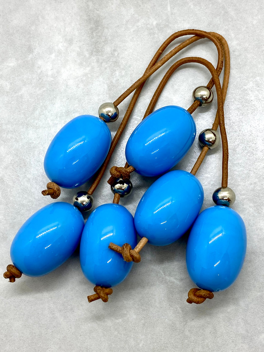 Blue Beads with Sued Begleri B5