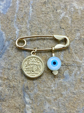Load image into Gallery viewer, 14k Gold Filaxto with Double Sided Konstantinata Pendant GF4
