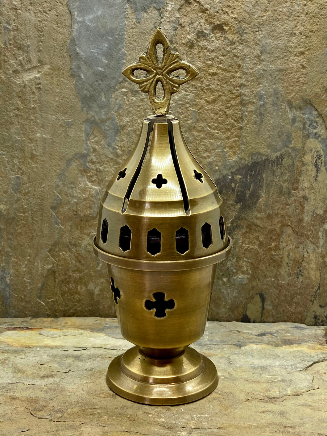 Greek Orthodox  Brass Kantili Vigil Lamp 8589BA
