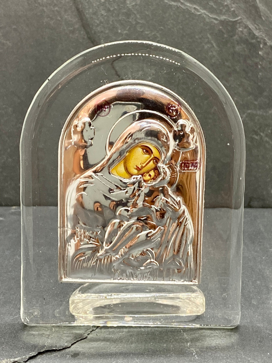 Holy Icon on Clear Glass GI9