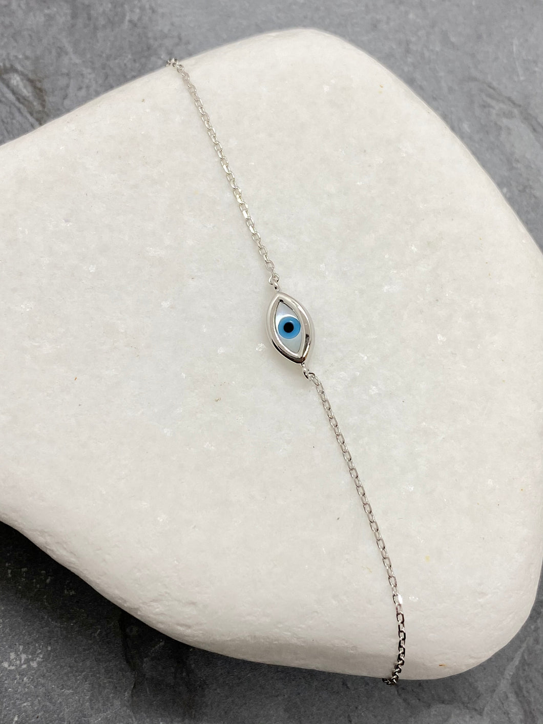 925” Sterling Silver Evil Eye Mati Bracelet SB4
