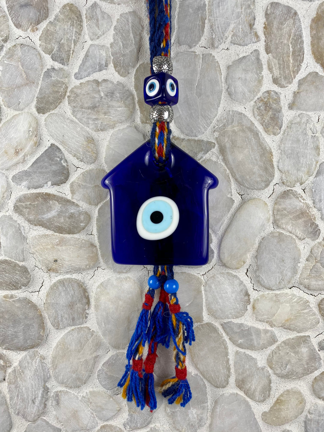 Hand Made Glass House with Evil Eye M7