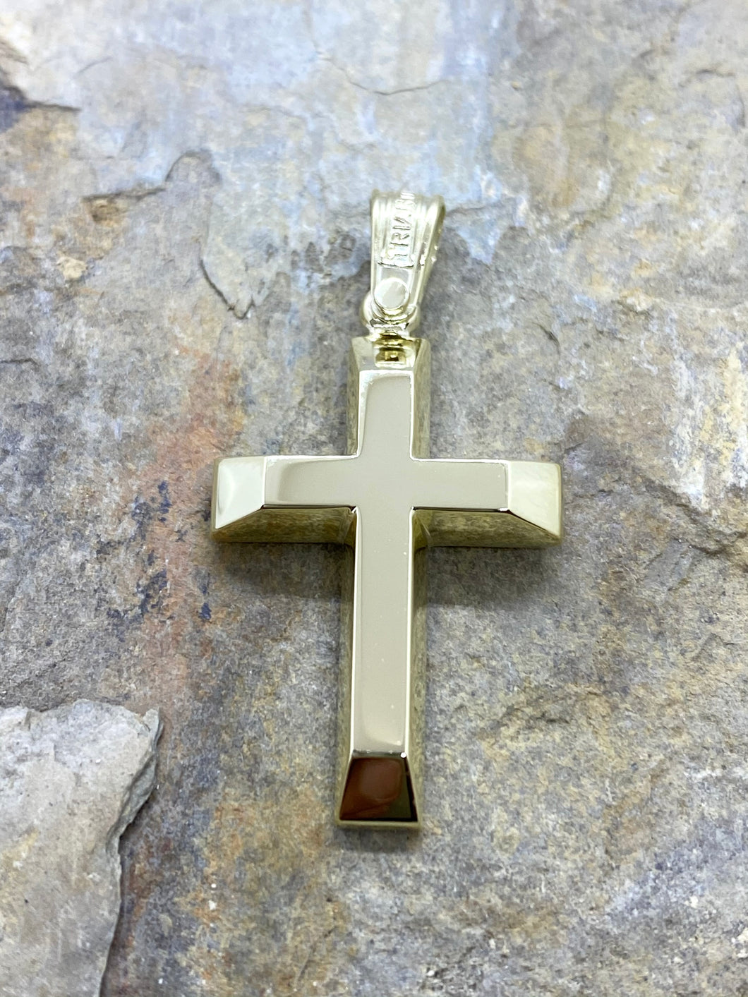 Triantos 14k Polished Yellow Gold Cross 21