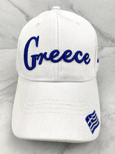 Load image into Gallery viewer, Embroidered Greece Baseball Cap with Embroidered Mati on 1 side BC20222  made in Greece
