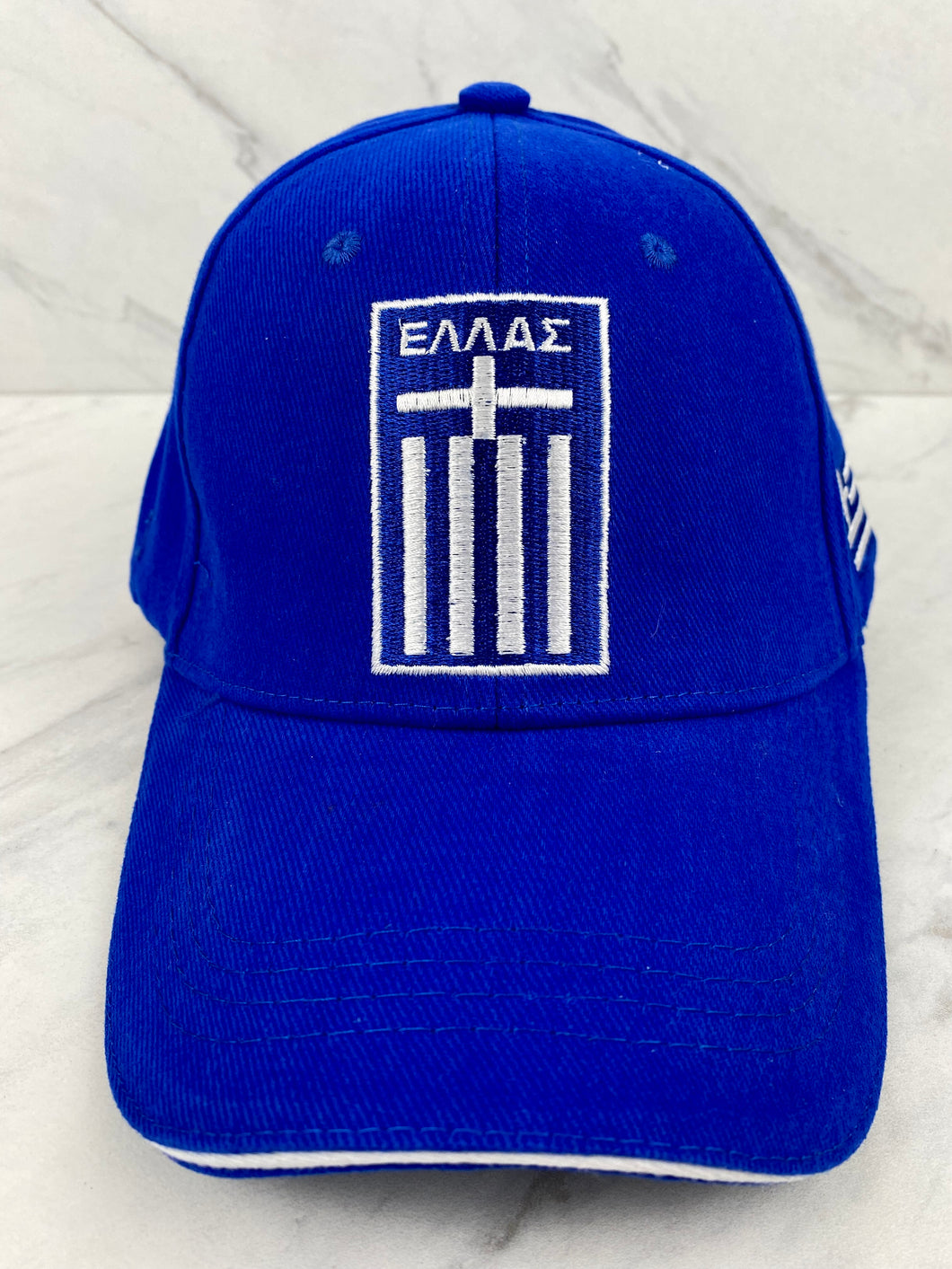 Baseball Cap with Embroidered Greece Ellas and Flag BH20221